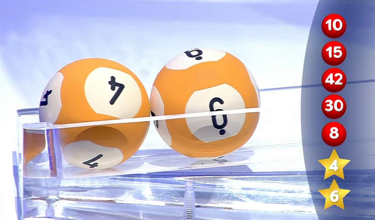 La combinaison gagnante complète pour le tirage Euromillions qui a eu lieu le 19 novembre 2019, et qui a permis à un joueur britannique de gagner 122 millions d’euros.