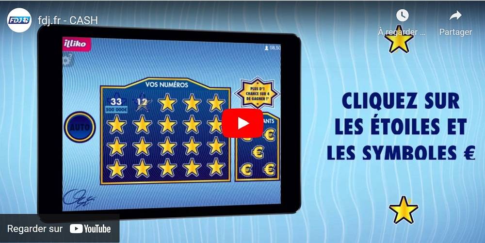 Regarder la pub Cash FDJ
