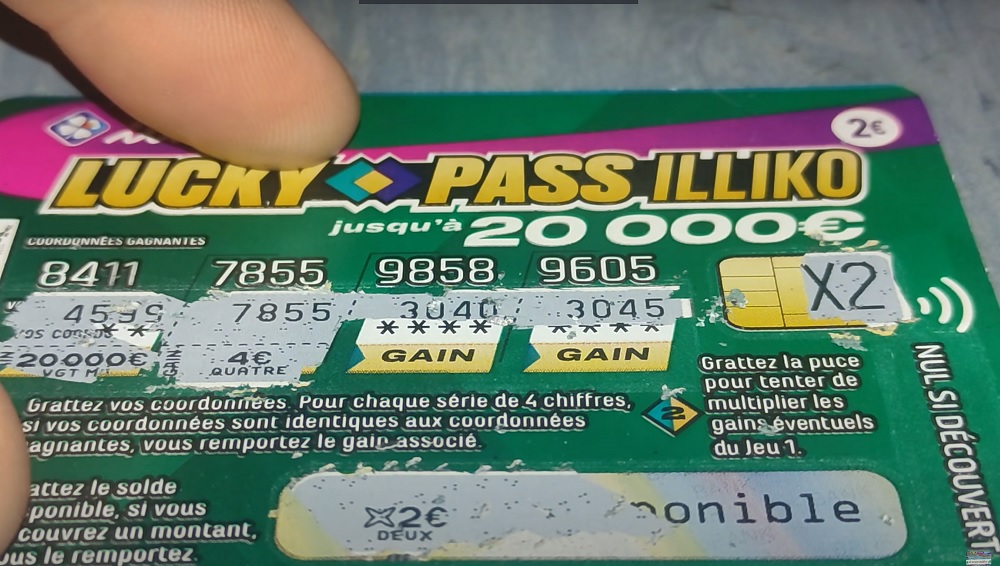 ticket gagnant Lucky Pass FDJ