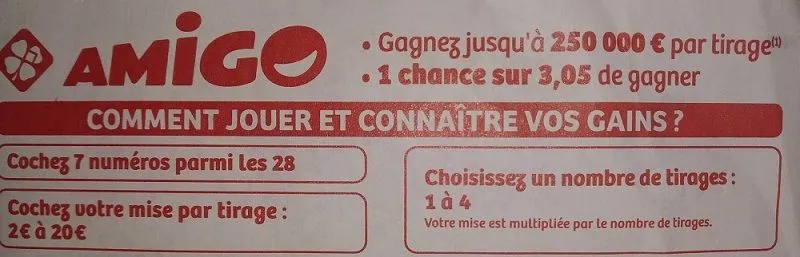 comment jouer à Amigo FDJ en 3 étapes