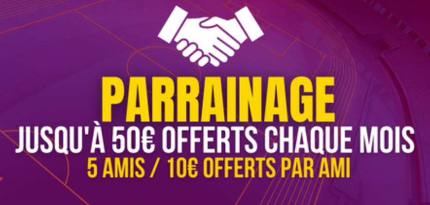 « Les opportunités de parrainage disponibles chez l'opérateur FeelingBet et les gains qui en découlent.»