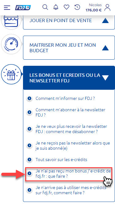 Les codes promos de la FDJ sans dépôt sur Parions Sport.