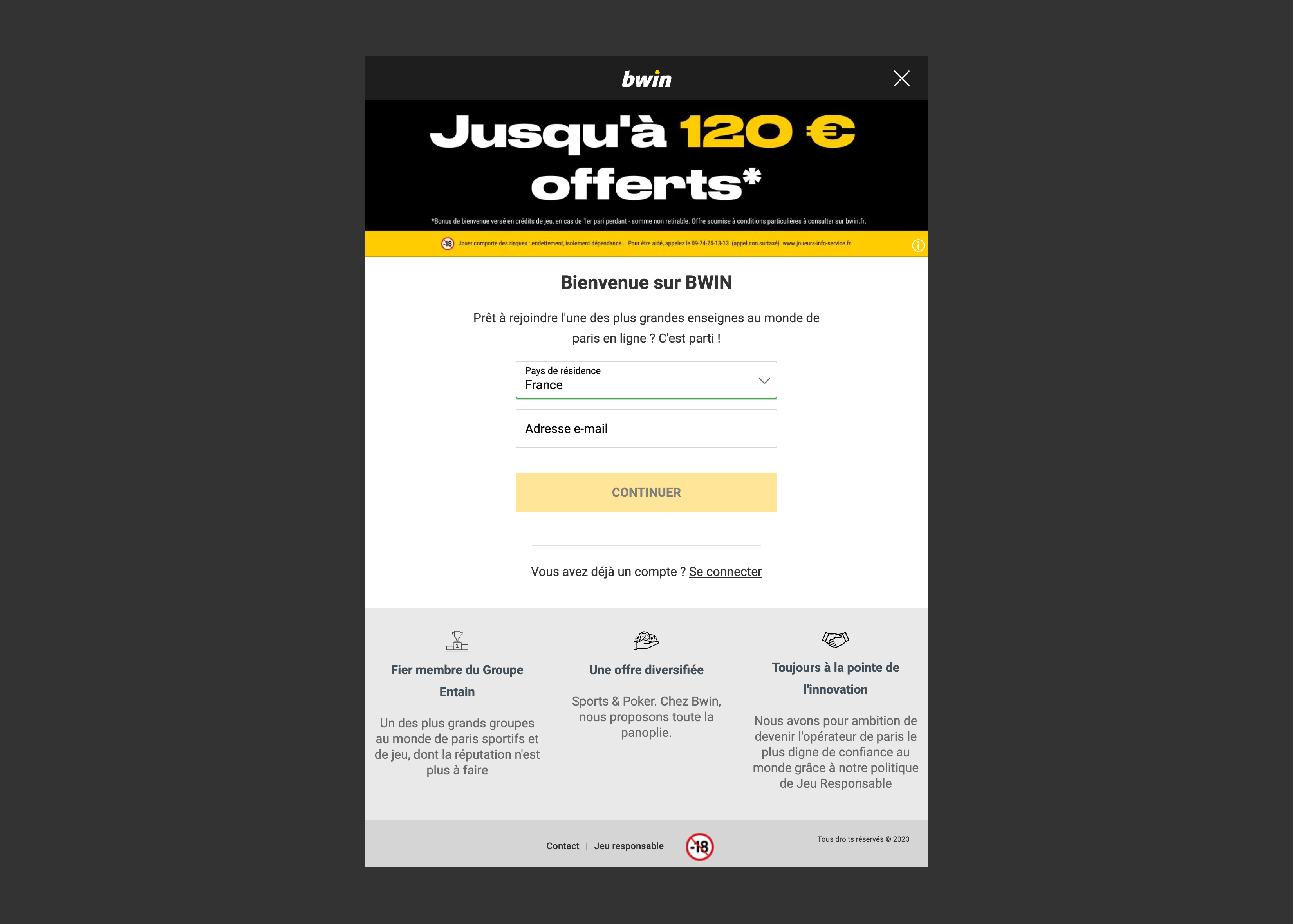 Comme pour de nombreux sites, <strong>Bwin est parfois la cible de faux codes ou de codes échus</strong> qui circulent sur d'autres sites, vous induisant en erreur en vous faisant croire à une offre valable alors qu'elle est déjà expirée.