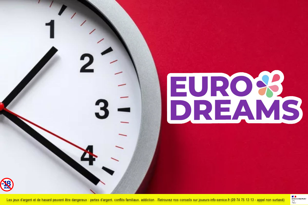 EuroDreams : jusqu'à quelle heure peut-on soumettre une grille ? Information pour Avril 2025.