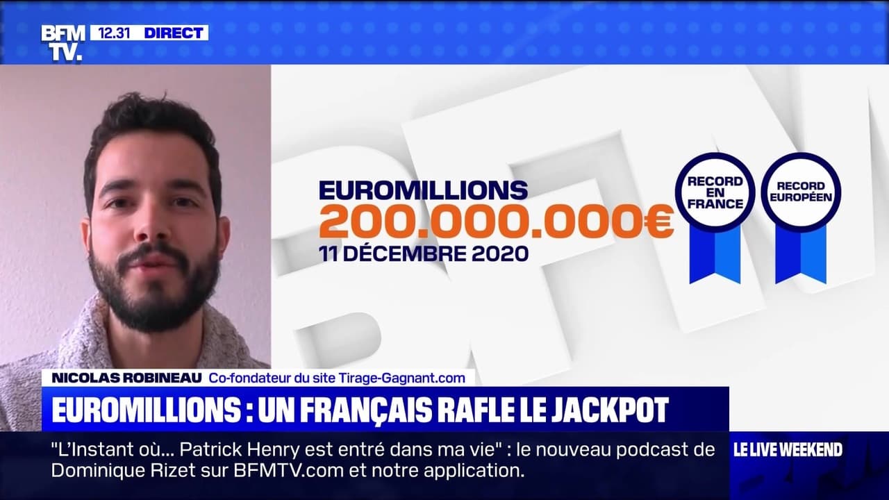 EuroMillions : Un Français remporte le jackpot.