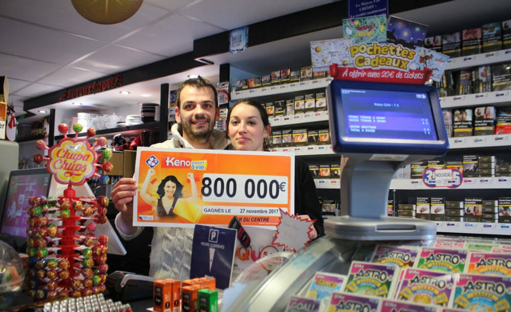 Un gagnant du Keno, rapporté par Actu.fr, avait gagné 800 000€ en Bretagne en 2017.