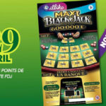 Maxi BlackJack : 10 tickets à gagner occasionnellement pour la sortie de ce nouveau jeu FDJ.