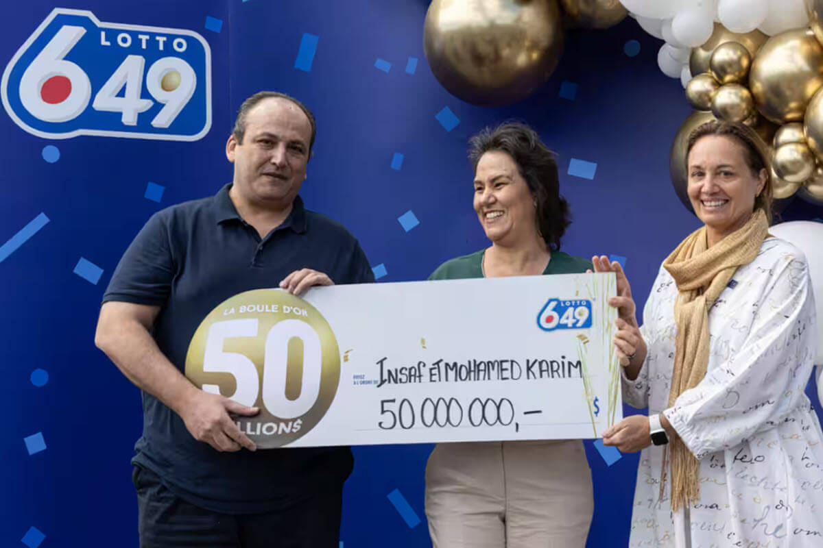 Lotto 6/49 : un couple chanceux emporte 50 millions de dollars.