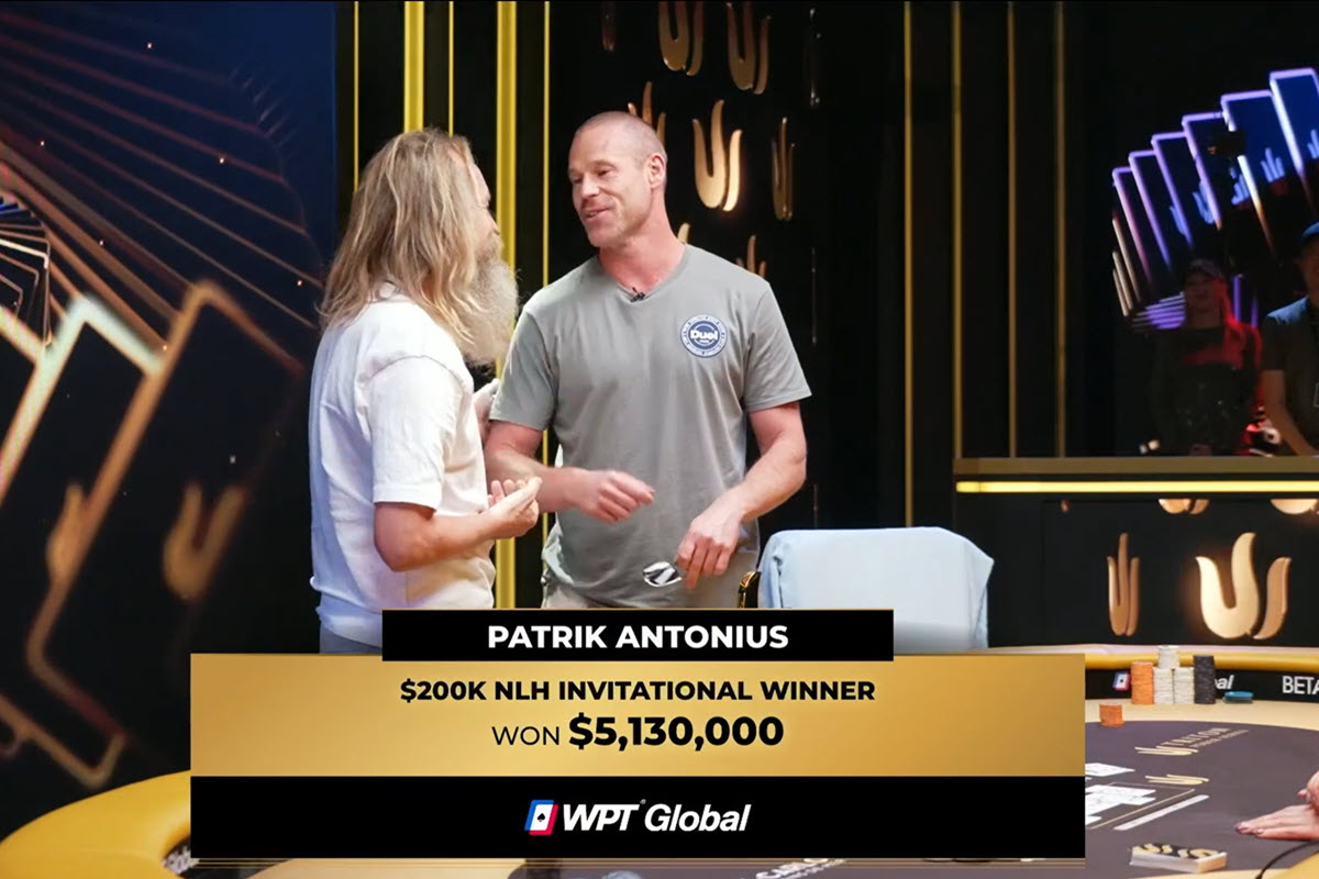Patrik Antonius et Vladimir, le vice-champion de ce tournoi de la Triton Series.