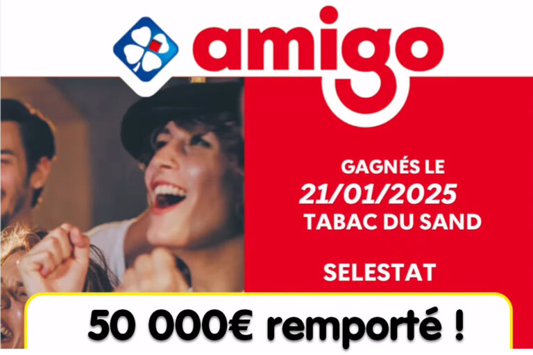 Un Alsacien a remporté 50 000 euros en jouant à Amigo à Sélestat, avec une chance d’un sur un million !