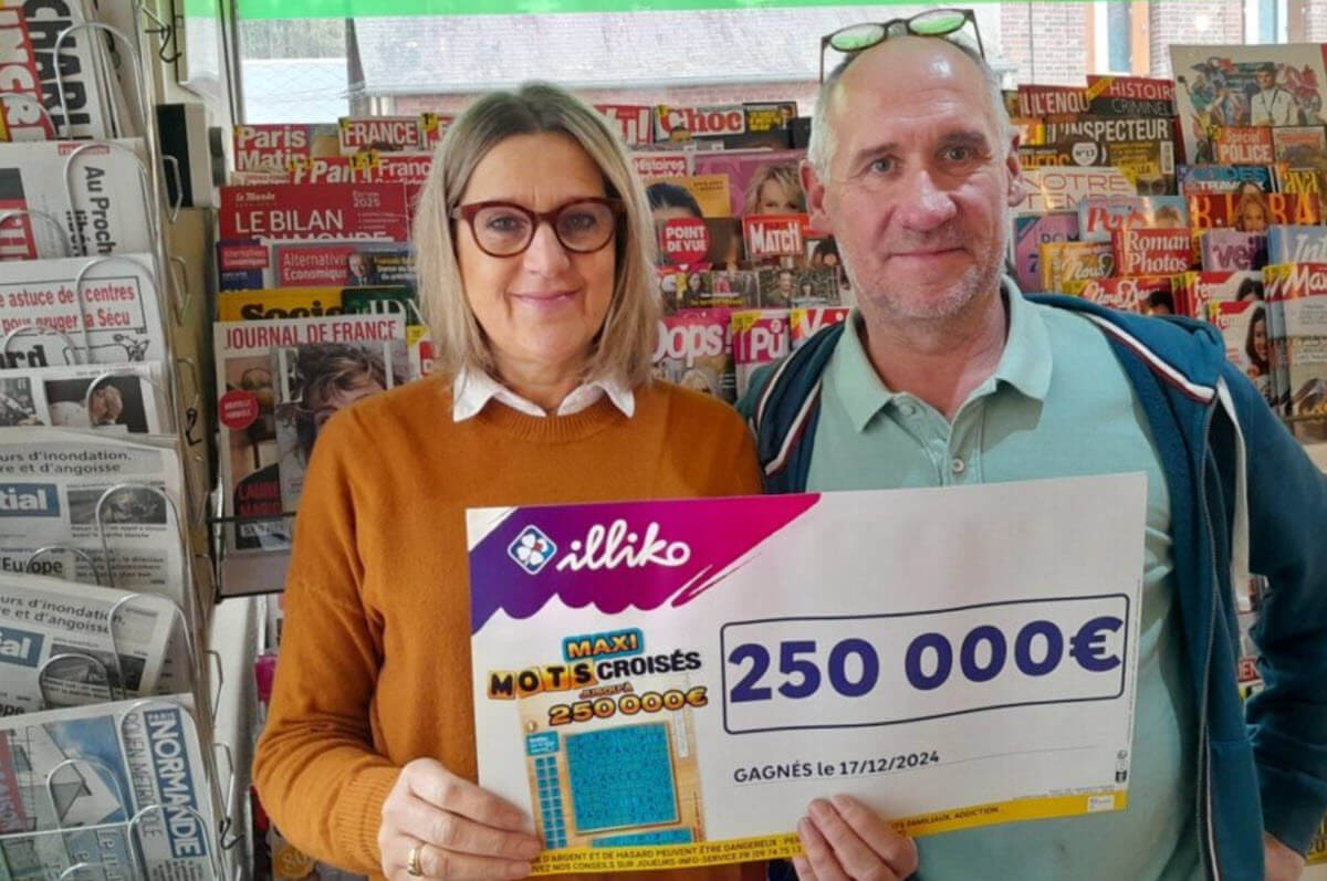 Sylvie et Frank Rossi, les propriétaires du point de vente Charlevalais à Charleval, où le ticket gagnant a été vendu.
