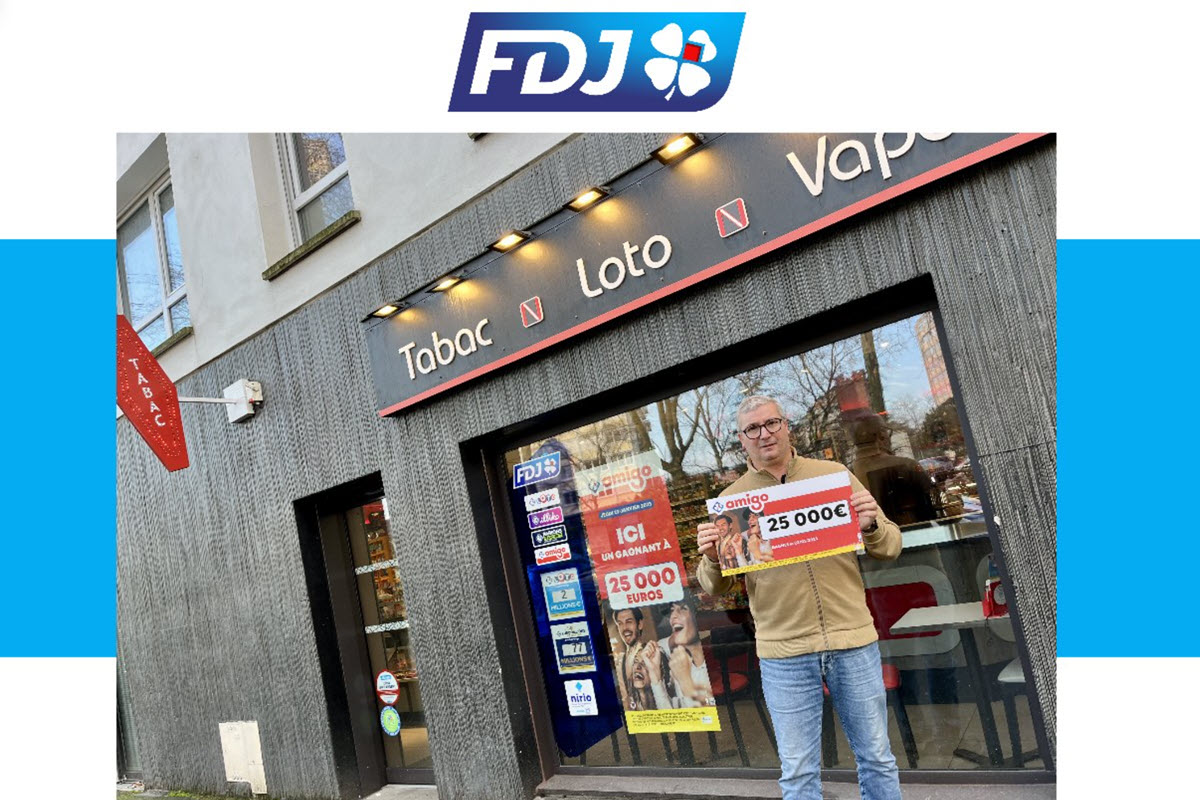 Gagnant d'Amigo FDJ de Sotteville-lès-Rouen le 23 janvier 2025