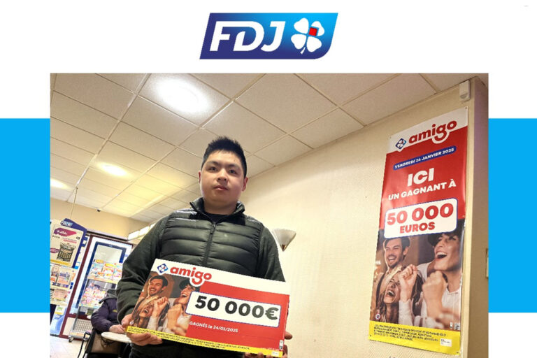 Amigo FDJ : en Normandie, deux gagnants en seulement deux jours, 50 000 euros et 25 000 euros remportés, des gains historiques.