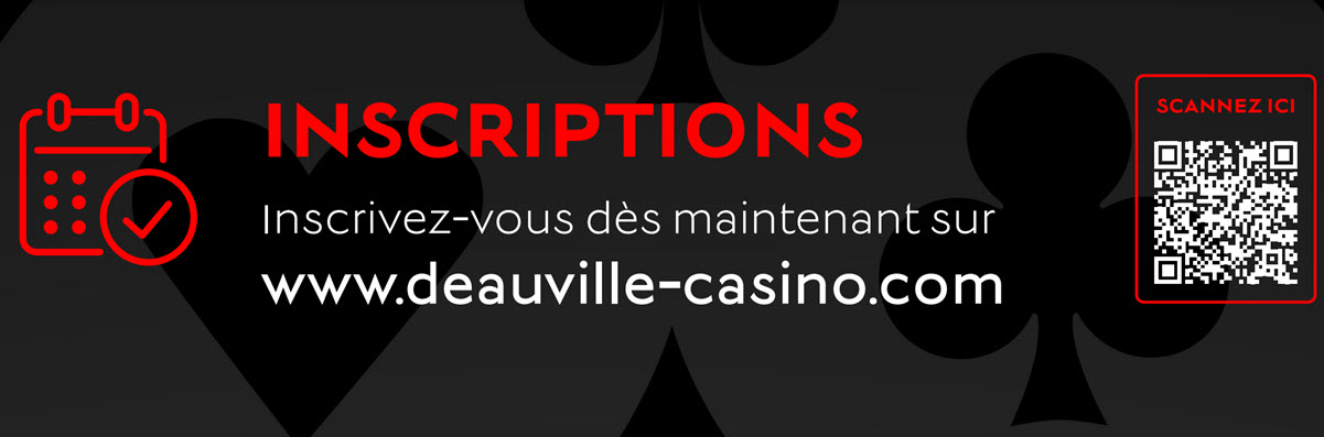 Inscriptions pour le Barrière Poker Tour à Deauville en février 2025