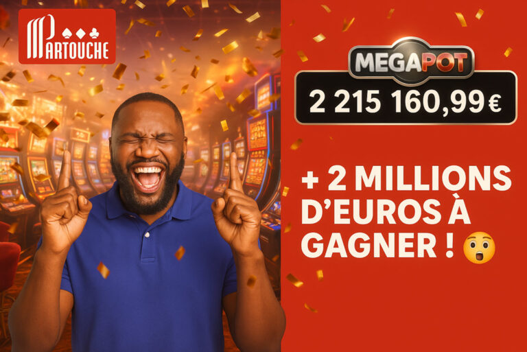 Découvrez le fonctionnement du Partouche MegaPot, ses gagnants et le jackpot actuellement en jeu pour avril 2025.