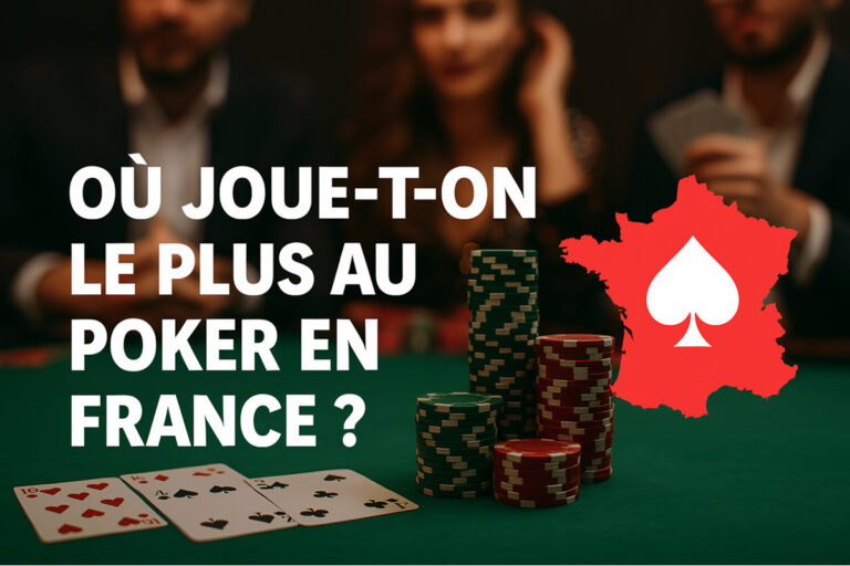 Poker : régions en France où l'on pratique le jeu le plus intensément