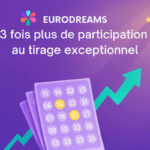 Pour ce tirage exceptionnel EuroDreams : pour chaque grille achetée, une grille offerte spécialement aujourd'hui.