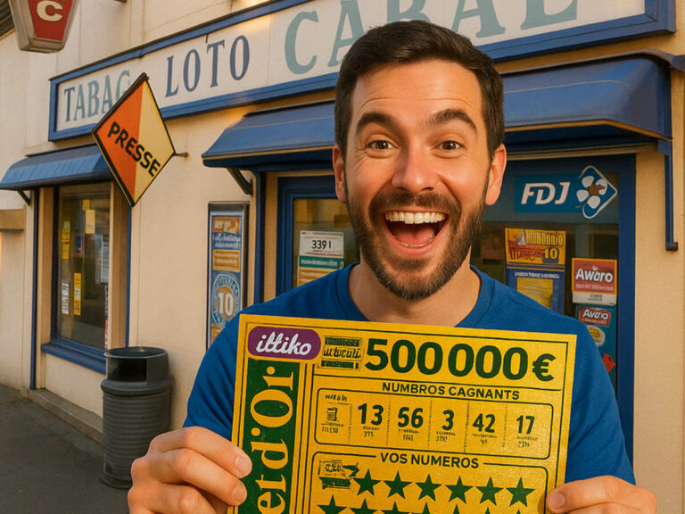 Un joueur de Château-Thierry a remporté 500 000 euros grâce à son Ticket d'Or au tabac La Côte d’Or.