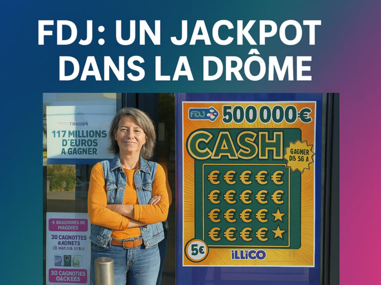 Un joueur de CASH dans la Drôme a empoché un jackpot de 500 000 euros.