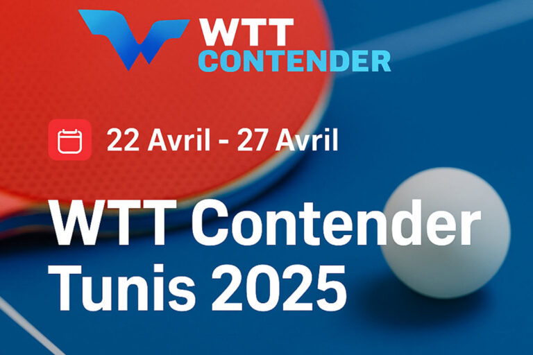WTT Contender Tunis : programme détaillé, horaires, et cotes des matchs pour les joueurs français en 1/8e de finale.